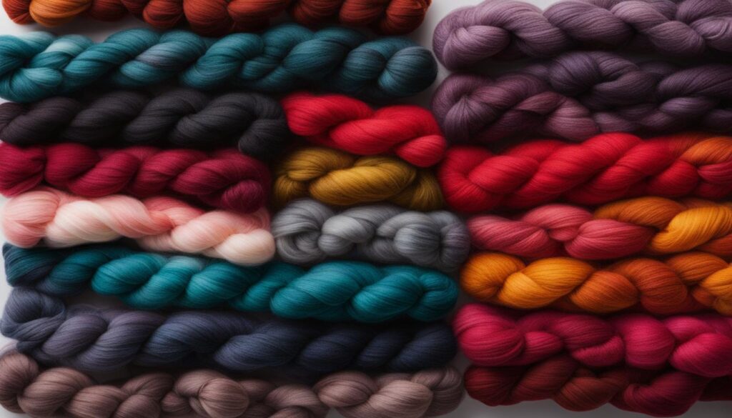 Bedeutung der Farbvariationen in handgefärbter Wolle